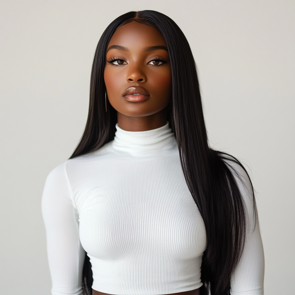 Straight Transparent Lace Wigs