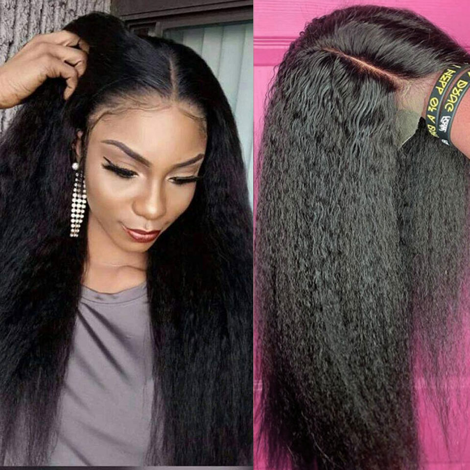 Yaki Straight Transparent Lace Wig