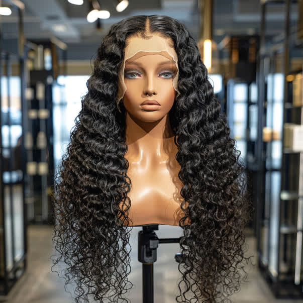 Water Wave Transparent Lace Wig