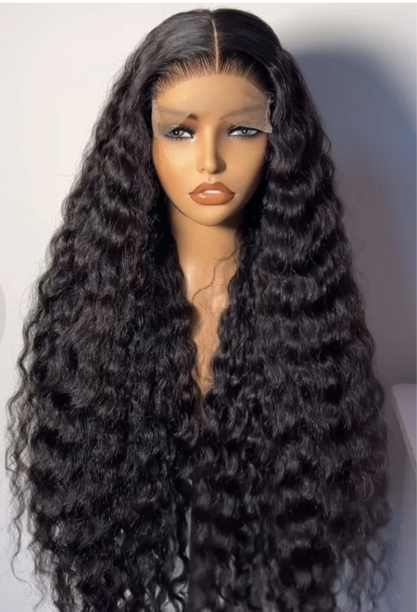 Water Wave Transparent Lace Wig