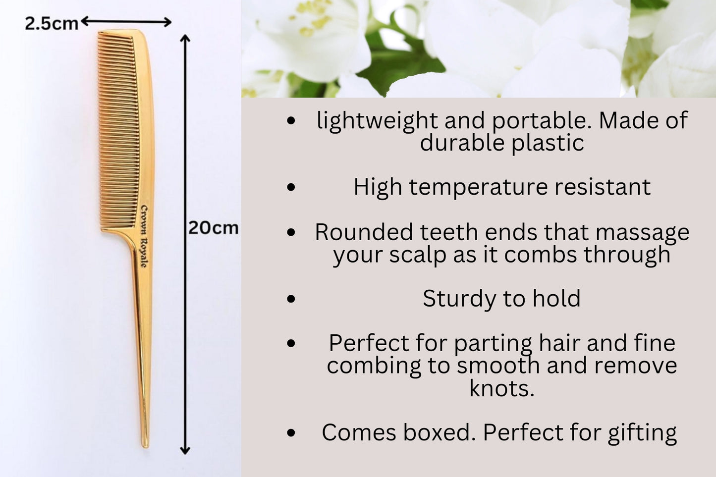Twin Gold Hair Combs
