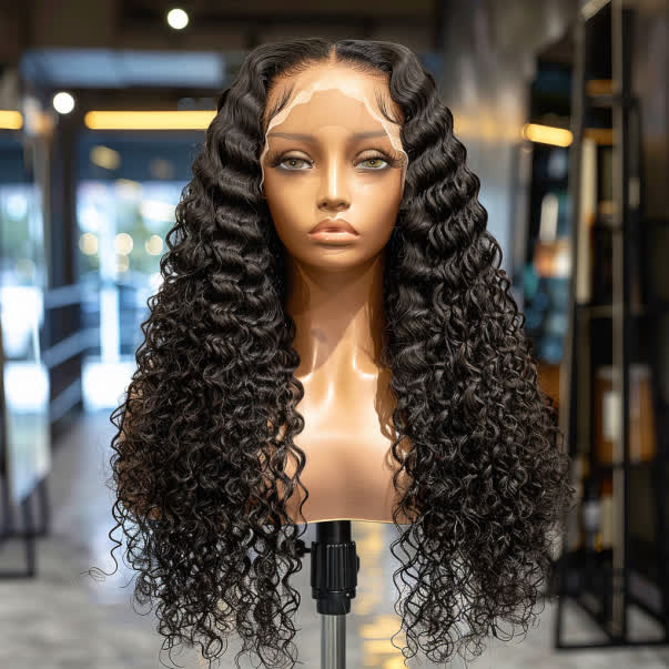 Water Wave Transparent Lace Wig