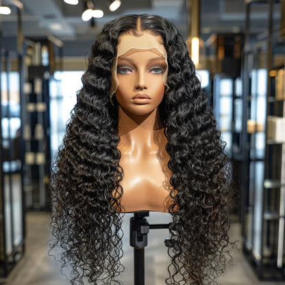 Deep Wave Transparent Lace Wig