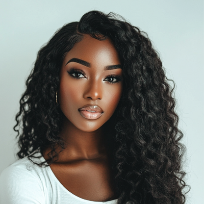 Water Wave Transparent Lace Wig