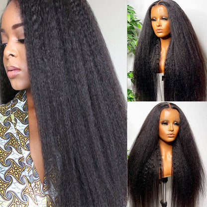 Yaki Straight Transparent Lace Wig