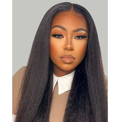 Yaki Straight Transparent Lace Wig