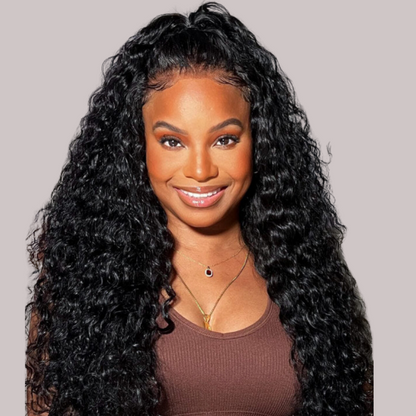 Water Wave Transparent Lace Wig