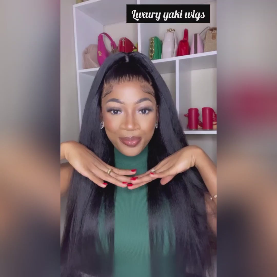 Yaki Straight HD Lace Wigs – Crown Royale
